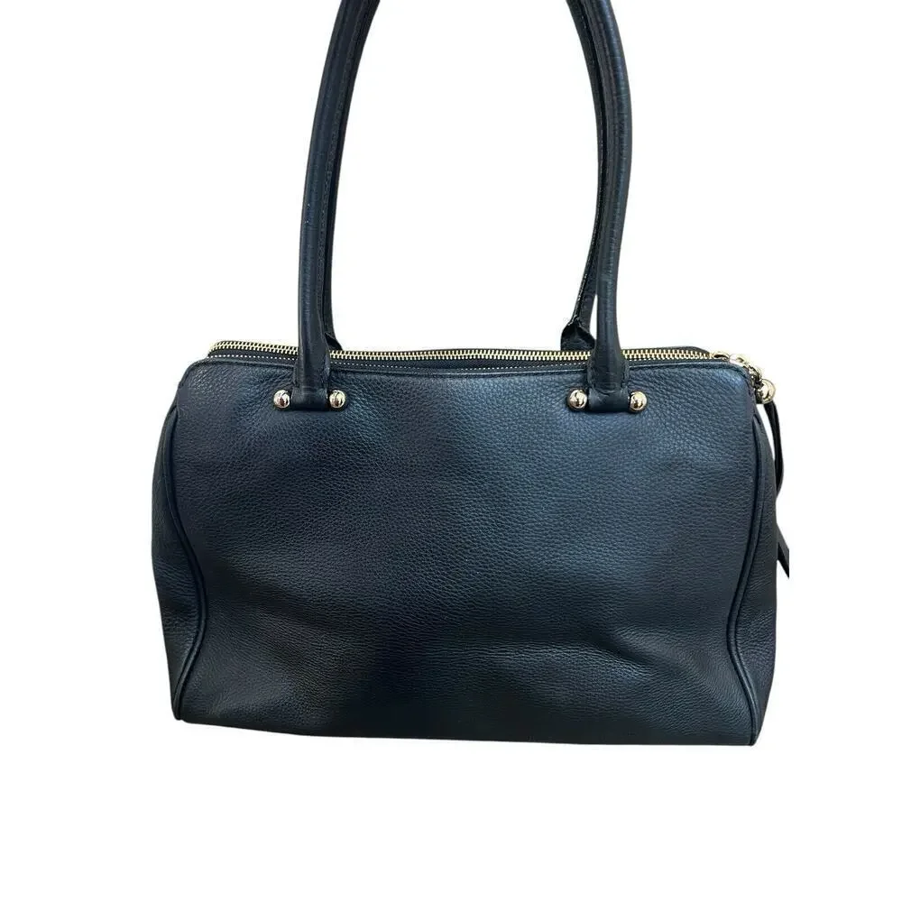Kate Spade Black Kensington Charles Street Leather Shoulder Bag NWOT